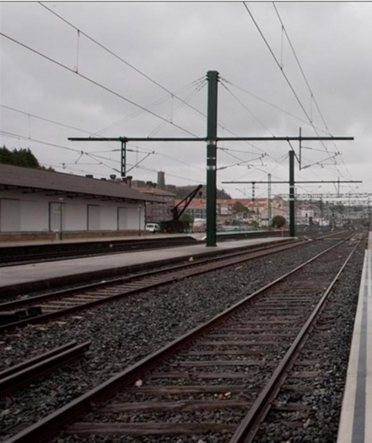 Estación de tren galega. CEDIDA - Arquivo 