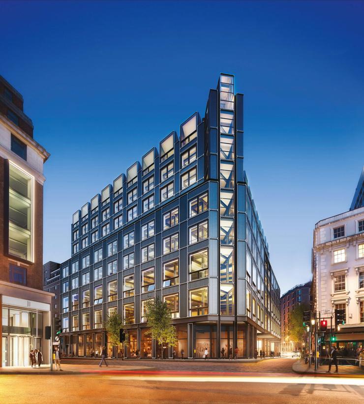 Edificio 'The Post Building' en Londres adquirido polo fundador de Inditex Amancio Ortega.. THE POST BUILDING 