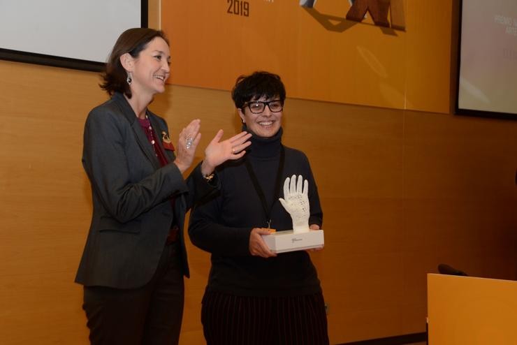 Elena Ferro, Premio Nacional de Artesanía 2019. MINISTERIO DE INDUSTRIA 