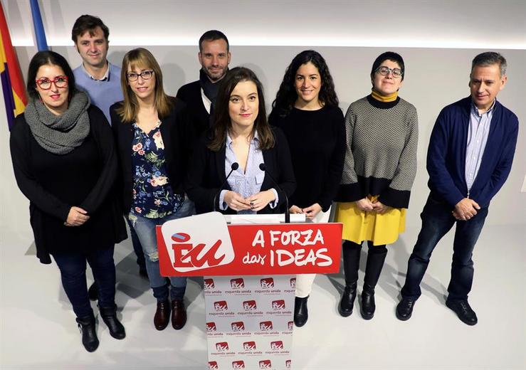 Candidatura de Esquerda Unida (EU) ás eleccións galegas, encabezada por Eva Solla / EFE