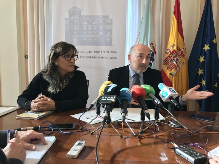 Roda en Pontevedra do delegado do Goberno en Galicia.. DELEGACIÓN DO GOBERNO EN GALICIA / Europa Press