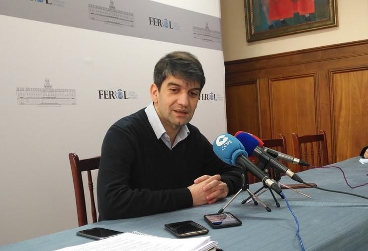 O alcalde de Ferrol, Jorge Suárez.. EUROPA PRESS - Arquivo 