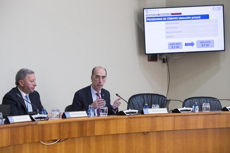 O conselleiro de Sanidade en comision parlamentaria.. XUNTA / Europa Press