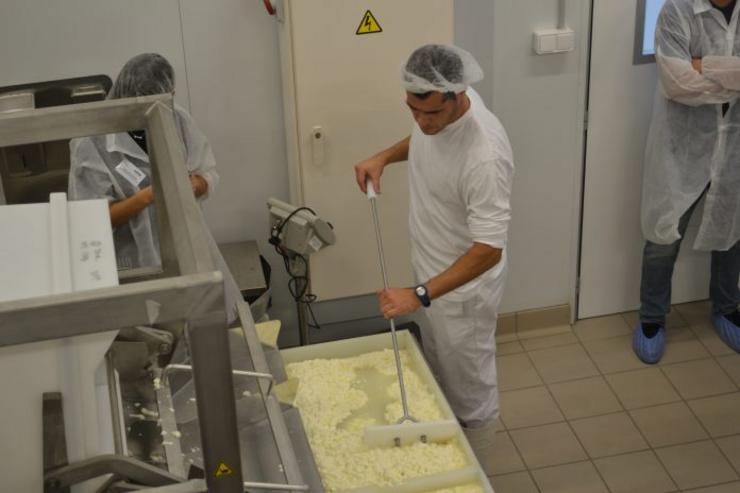Experimento na Aula de Produtos Lácteos e Tecnoloxías Alimentarias, no Campus Terra de Lugo | Aplta