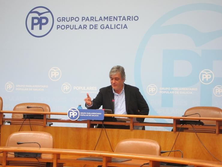 Portavoz parlamentario do PPDEG, Pedro Puy 
