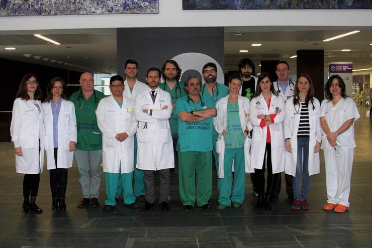 Equipo de cardioloxía do HULA 