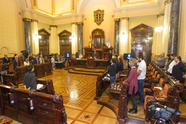 Pleno A Coruña. Concello da Coruña- Arquivo