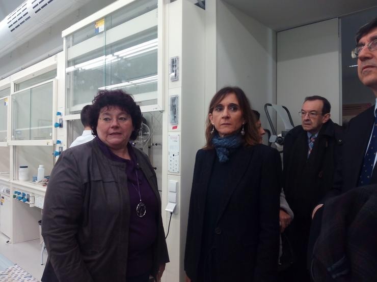 Carmen Pomar visita o CINBIO da Universidade de Vigo / Europa Press