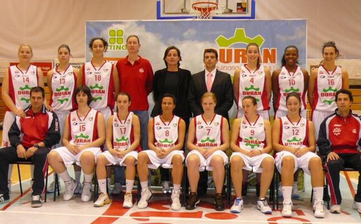 Equipo de baloncesto feminino Durán Maquinaria Ensino / Bierzo Basket