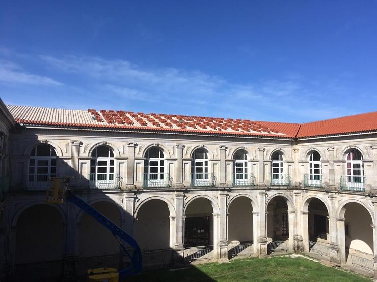 Obras de reparación no Mosteiro de Sobrado dos Monxes (A Coruña). DEPUTACIÓN DA CORUÑA