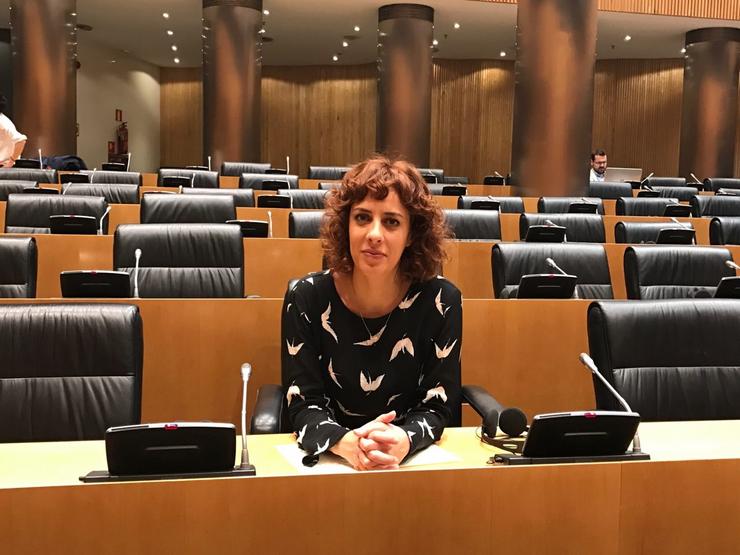 Alexandra Fernández, no Congreso dos Deputados. REMITIDA - Arquivo 