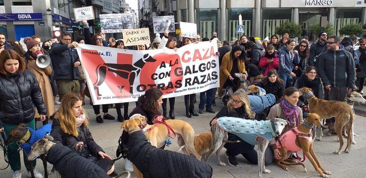 Manifestación animalistas A Coruña. MARÍA MARTÍNEZ, NAC
