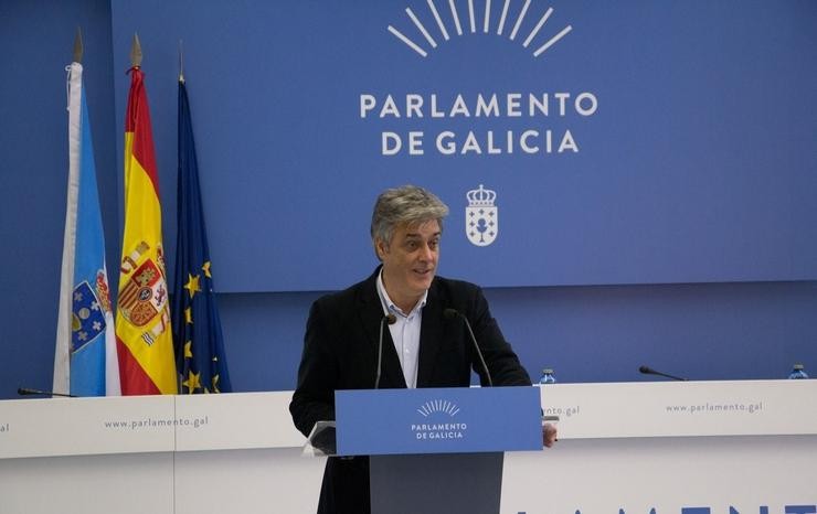 O portavoz do PPdeG na Cámara galega, Pedro Puy. PPDEG 