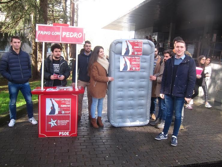 Xuventudes Socialistas paseará por Galicia 'o colchón de progreso' do PSOE en 