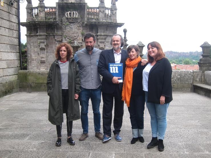 Os deputados de En Marea no Congreso en Santiago. EUROPA PRESS - Arquivo 
