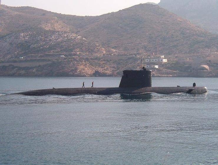 O submarino 'Mistral' fará escala o mércores na Escola Naval de Marín (Po. MINISTERIO DE DEFENSA 
