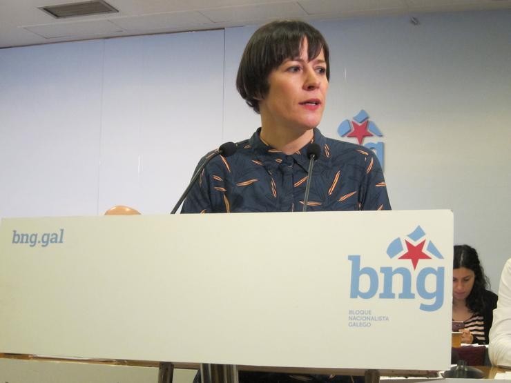 8M.- Ou BNG esixe 'pasar aos feitos' e chama ás mulleres a ir ou 28A contra 'esa t. ANA PONTÓN 