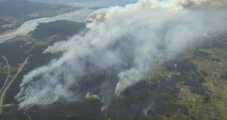 Incendio en Dodro / Goberno de España.