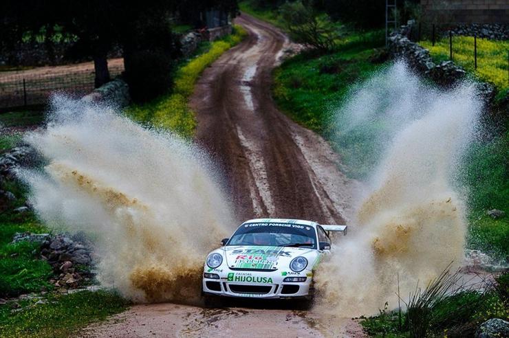 Sergio Vallejo nun campeonato de Rally 