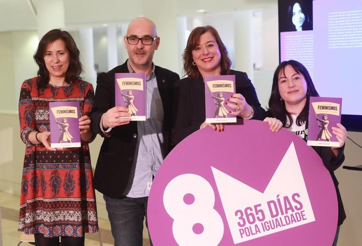 PRESENTACIÓN DO LIBRO FEMINISMOS. XUNTA DE GALICIA, CONCHI PAZ / Europa Press