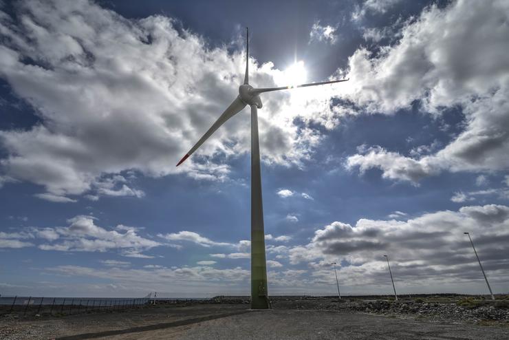 Un muíño eólico de Endesa en Canarias. CEDIDA POR ENDESA - Arquivo / Europa Press