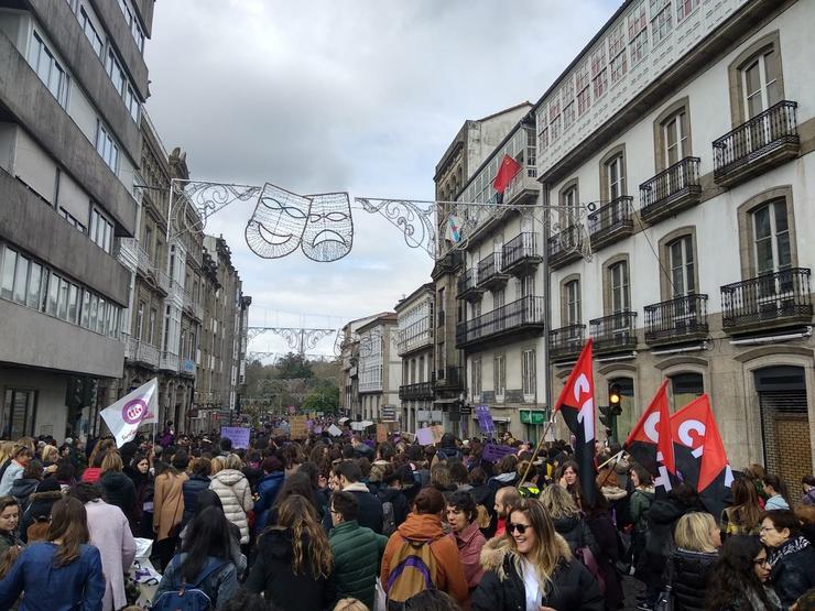 8M.- Miles De Mulleres Secundan A Segunda Folga Feminista En Galicia, Que Un Añ. REMITIDA 