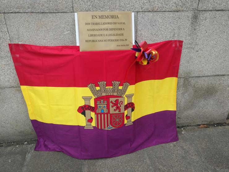 Comité de empresa de Navantia Ferrol lembra aos traballadores asasinados na Guerra Civil por defender a República 