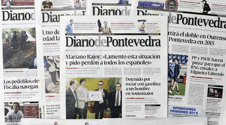 Xornais do Diario de Pontevedra, do grupo El Progreso de Lugo