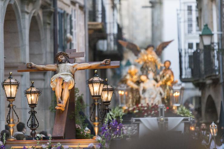 A Procesión dúas Irmáns sae este sábado ás rúas de Compostela coa Brilat e a Banda de Santiago. XUNTA DE CONFRARÍAS - Arquivo / Europa Press