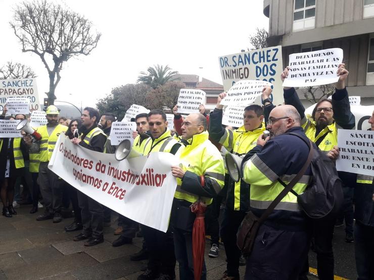 Acusacións de actitudes 'antidemocráticas' aos traballadores de ENCE 