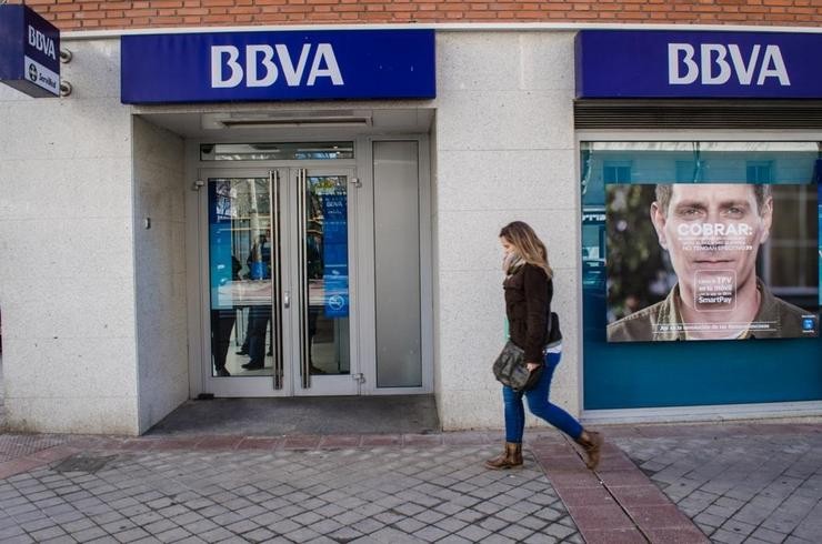 Sucursal, banco BBVA. EUROPA PRESS - Arquivo / Europa Press