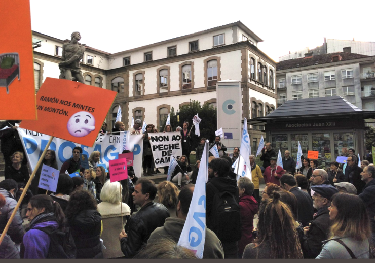 III Marcha contra o peche de camas nos hospitais públicos de Pontevedra 