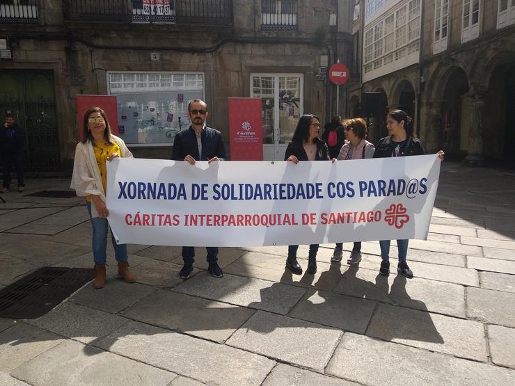 Cáritas reivindica o 'fin da secuela da precariedade laboral' nun acto en Santiago 