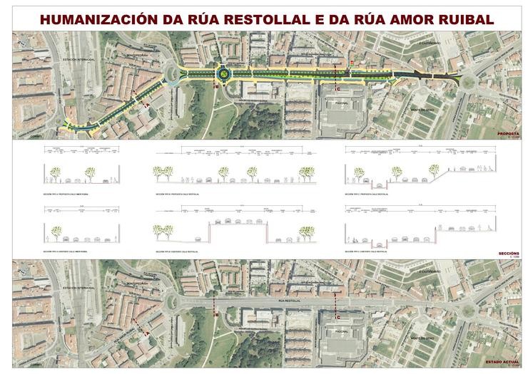 26M.- Bugallo (Psdeg) Promete Transformar Ou Restollal E Amor Ruibal De Santiago Nunha Avenida Urbana. PARTIDO SOCIALISTA DE GALICIA / Europa Press