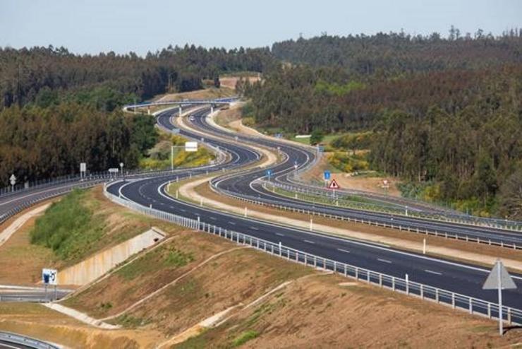 Tramo Arzúa-Lavacolla na autovía entre Santiago e Lugo. MINISTERIO DE FOMENTO