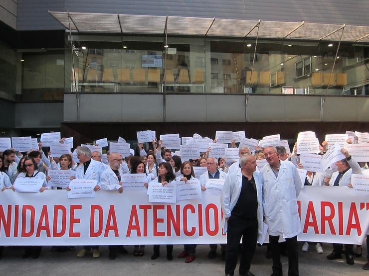 Protesta de médicos de Atención Primaria 
