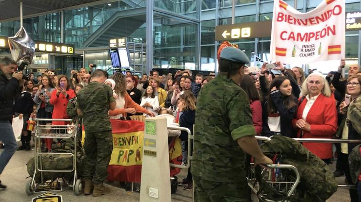 Militares da Brilat chegan a Galicia logo da súa misión no Libano / Europa Press