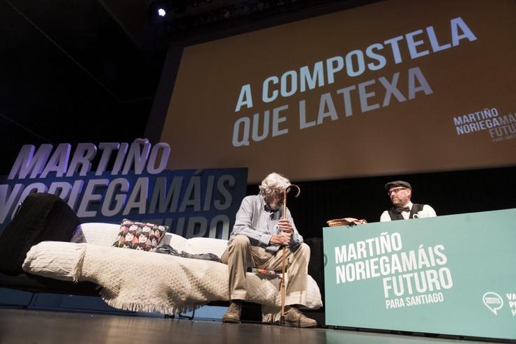 Beiras e Martiño Noriega nun acto de campaña / Europa Press