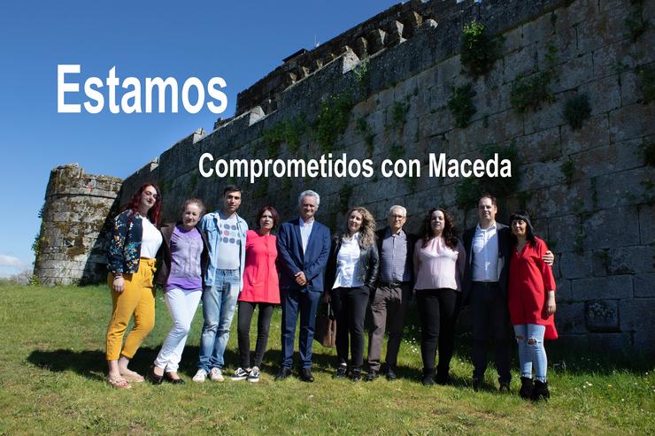 A candidatura do PSOE por Maceda / Facebook Socialistas de Maceda