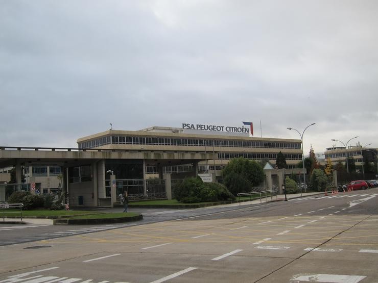 Planta de PSA Peugeot Citroën en Vigo. EUROPA PRESS - Arquivo 