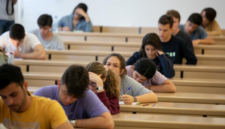 Exames. JESÚS PRIETO/EUROPA PRESS