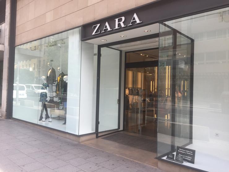 Tenda de Zara. EUROPA PRESS - Arquivo