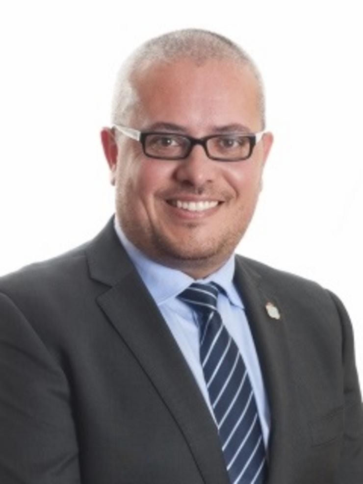 O deputado César Fernández Gil 