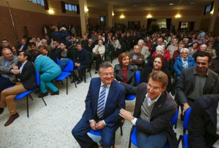 Gumersindo Galego, canda Alberto Núñez Feijóo 