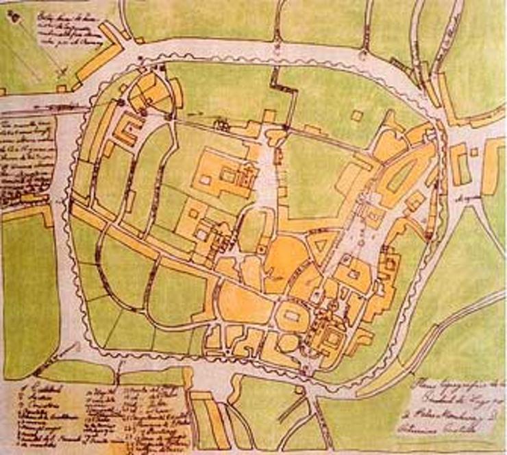 A cidade de Lugo en 1753 no Catastro da Ensenada / Arquivo