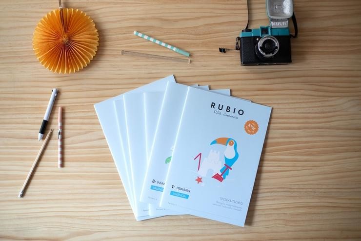 Rubio prepara cadernos pequenos para 'aventureiros'. RUBIO VACANCES - Arquivo 