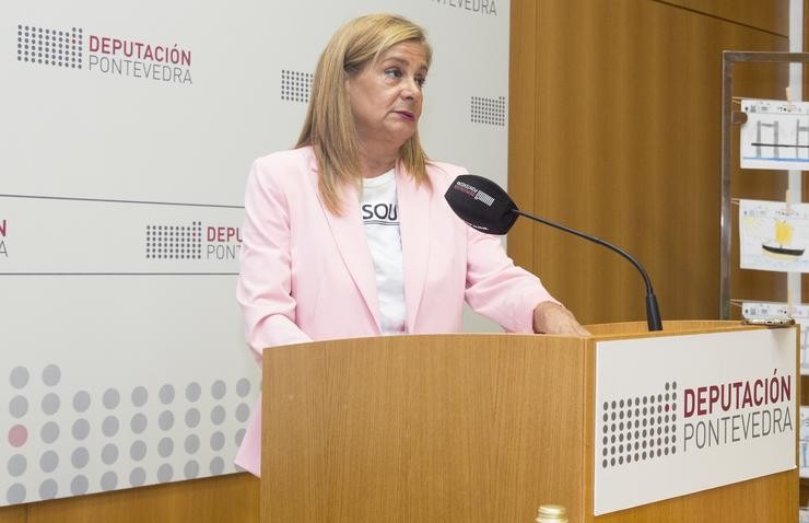 A presidenta da Deputación de Pontevedra, Carmela Silva 