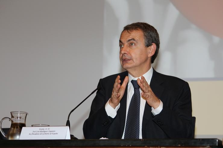 José Luís Rodríguez Zapatero ofrecerá o luns unha conferencia en Santiago de Compostela. REMITIDA ATENEO DE SANTIAGO - Arquivo