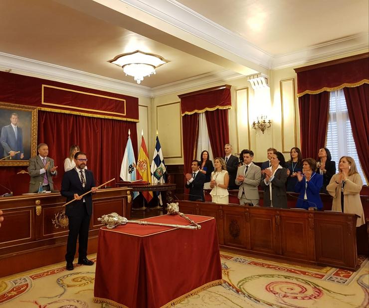 Investidura de Ángel Mato como alcalde de Ferrol 