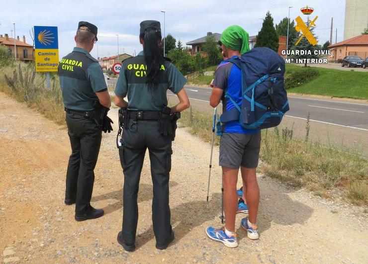 Garda Civil no Camiño de Santiago. GARDA CIVIL - Arquivo